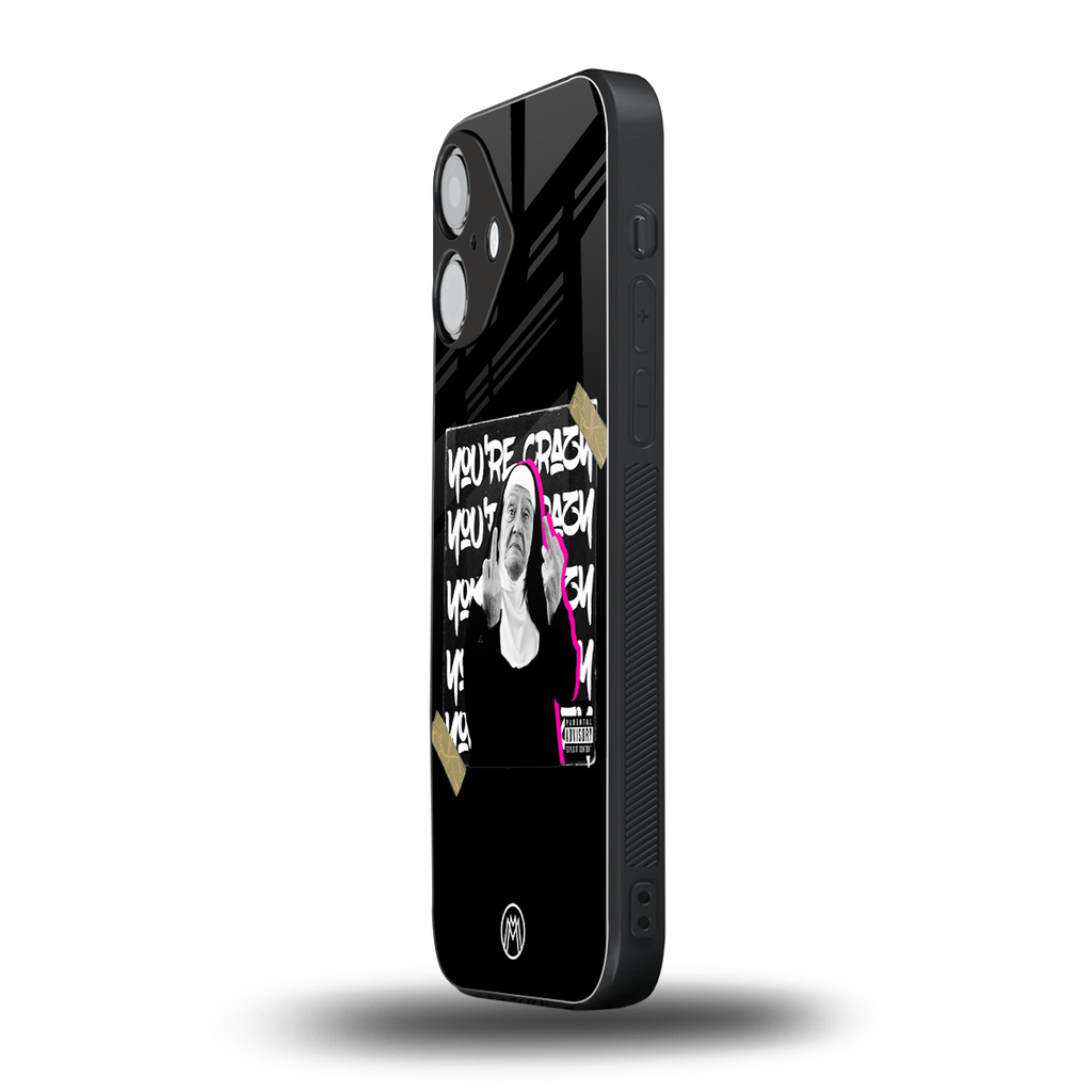 wild mind back phone cover | glass case for iphone 16