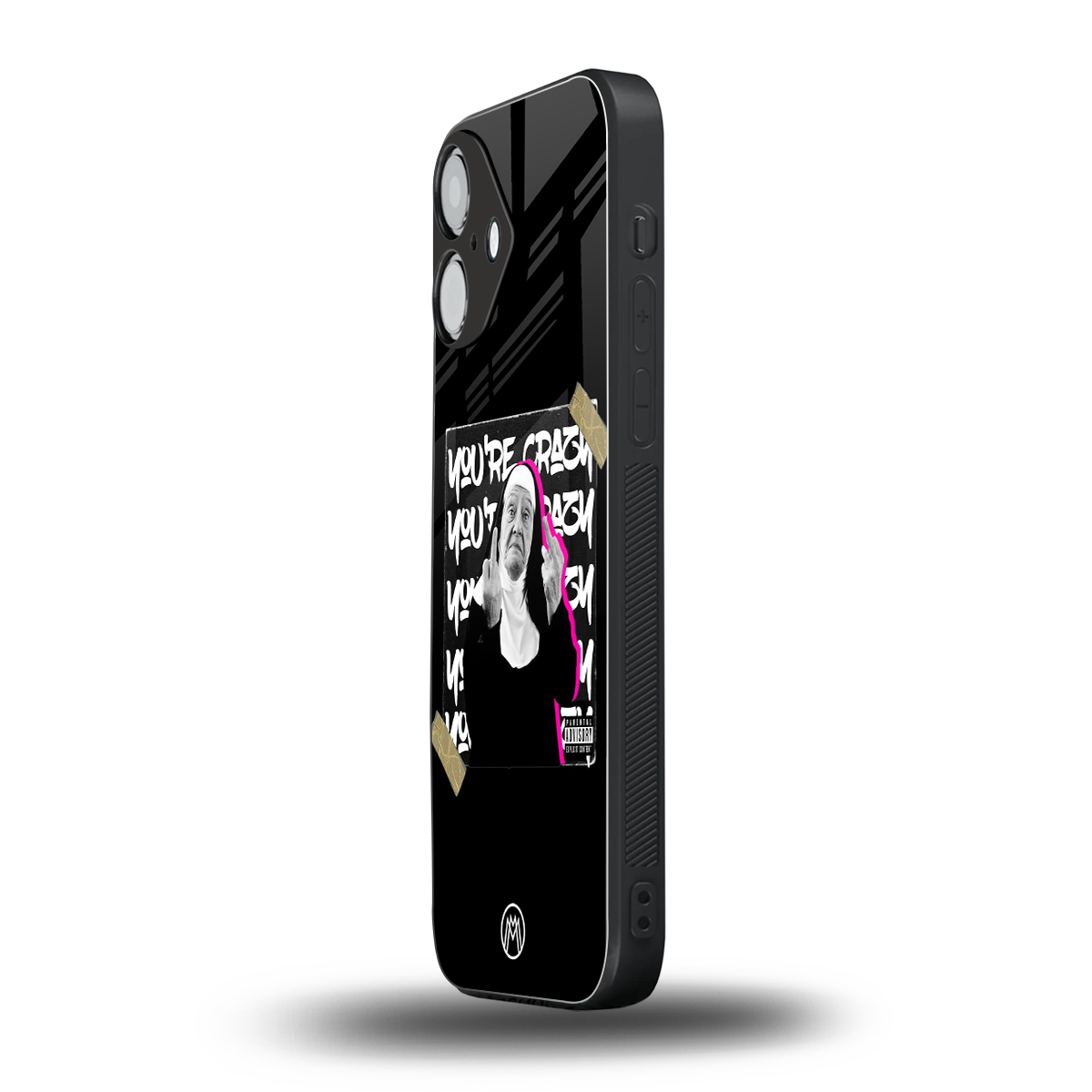 wild mind back phone cover | glass case for iphone 16