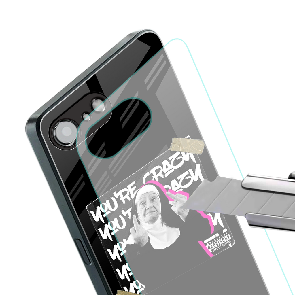 wild mind back phone cover | glass case for iphone 16e