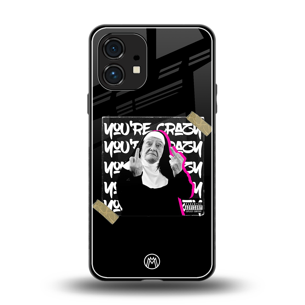 wild mind back phone cover | glass case for nothing phone 1