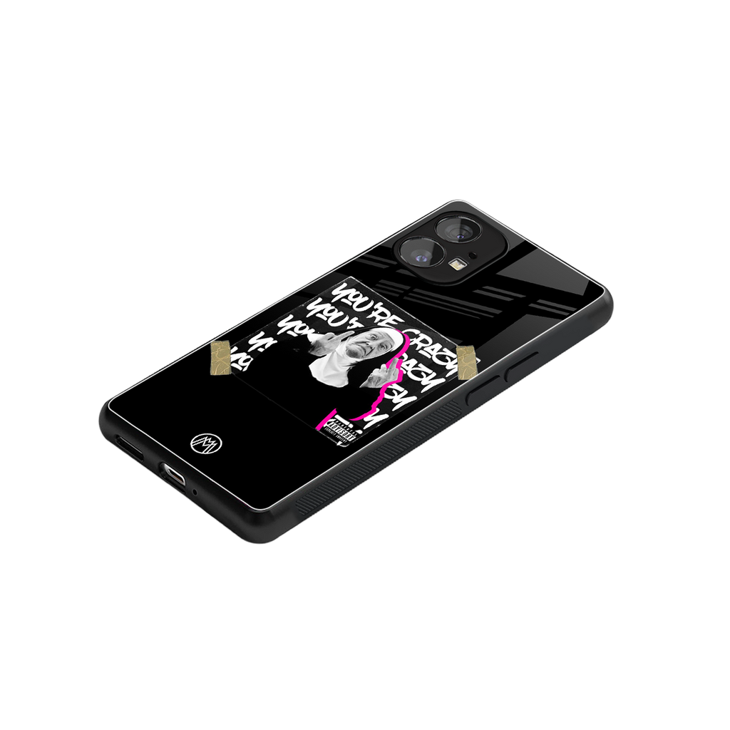 wild mind back phone cover | glass case for nothing phone 1