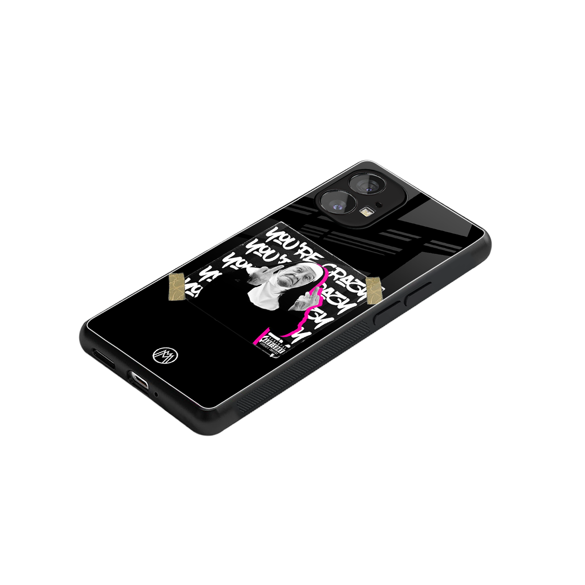 wild mind back phone cover | glass case for nothing phone 1