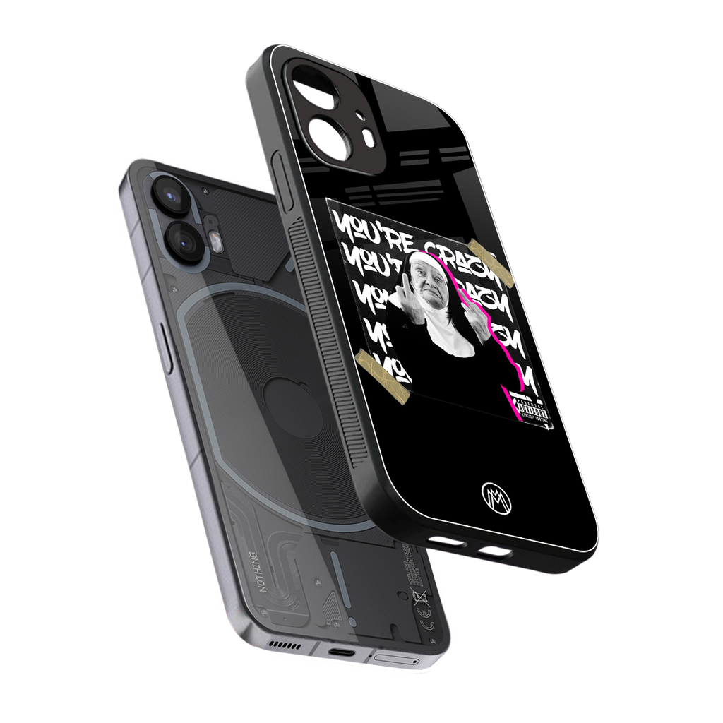 wild mind back phone cover | glass case for nothing phone 2