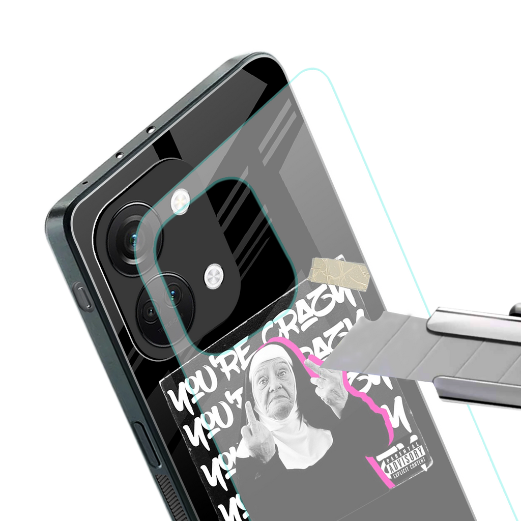wild mind back phone cover | glass case for oneplus nord 3