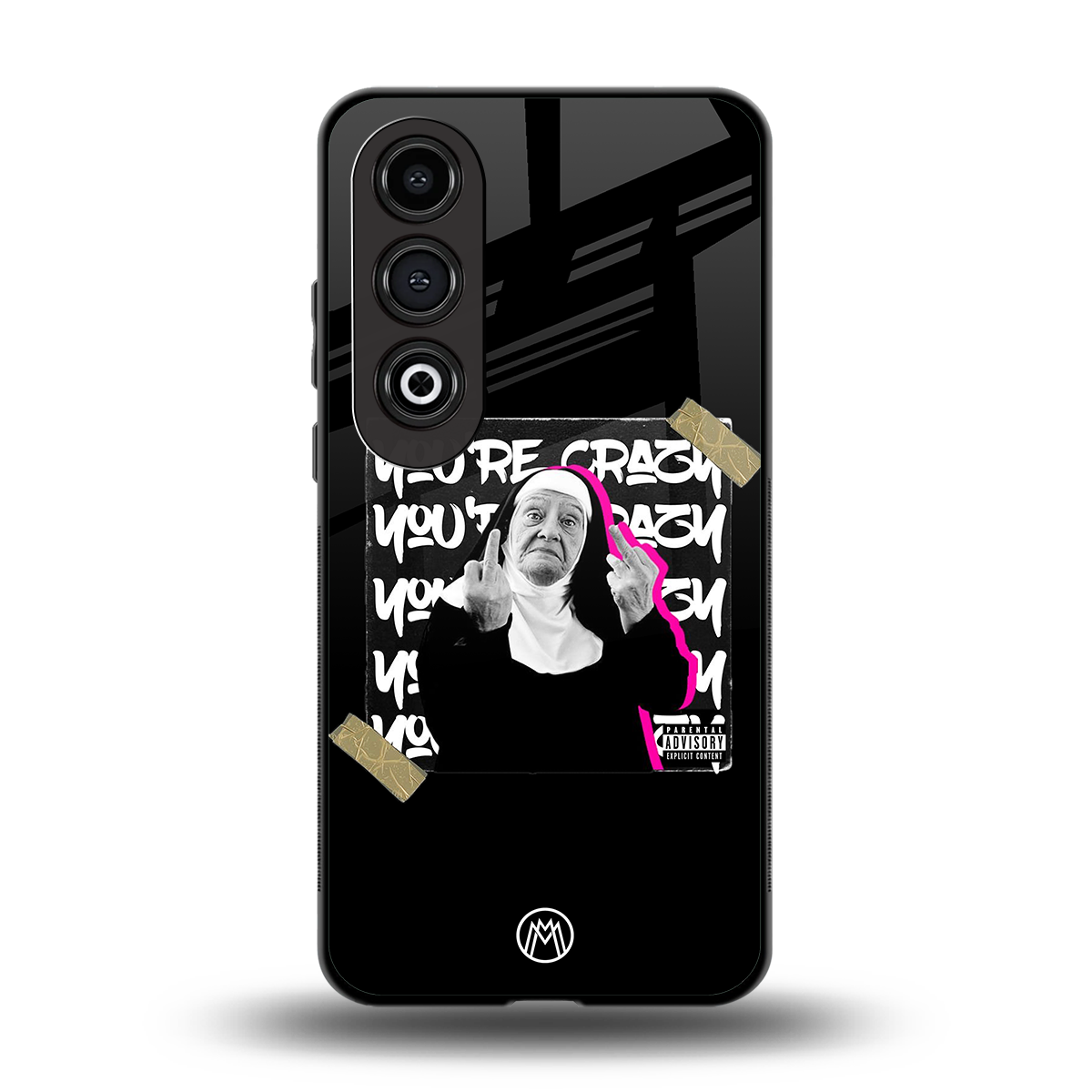 wild mind back phone cover | glass case for oneplus nord ce 4
