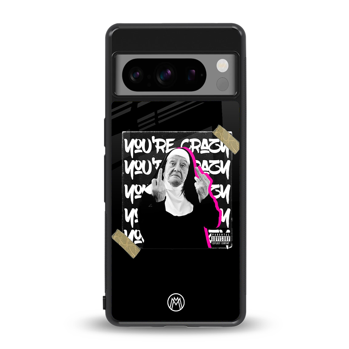 wild mind back phone cover | glass case for google pixel 8 pro