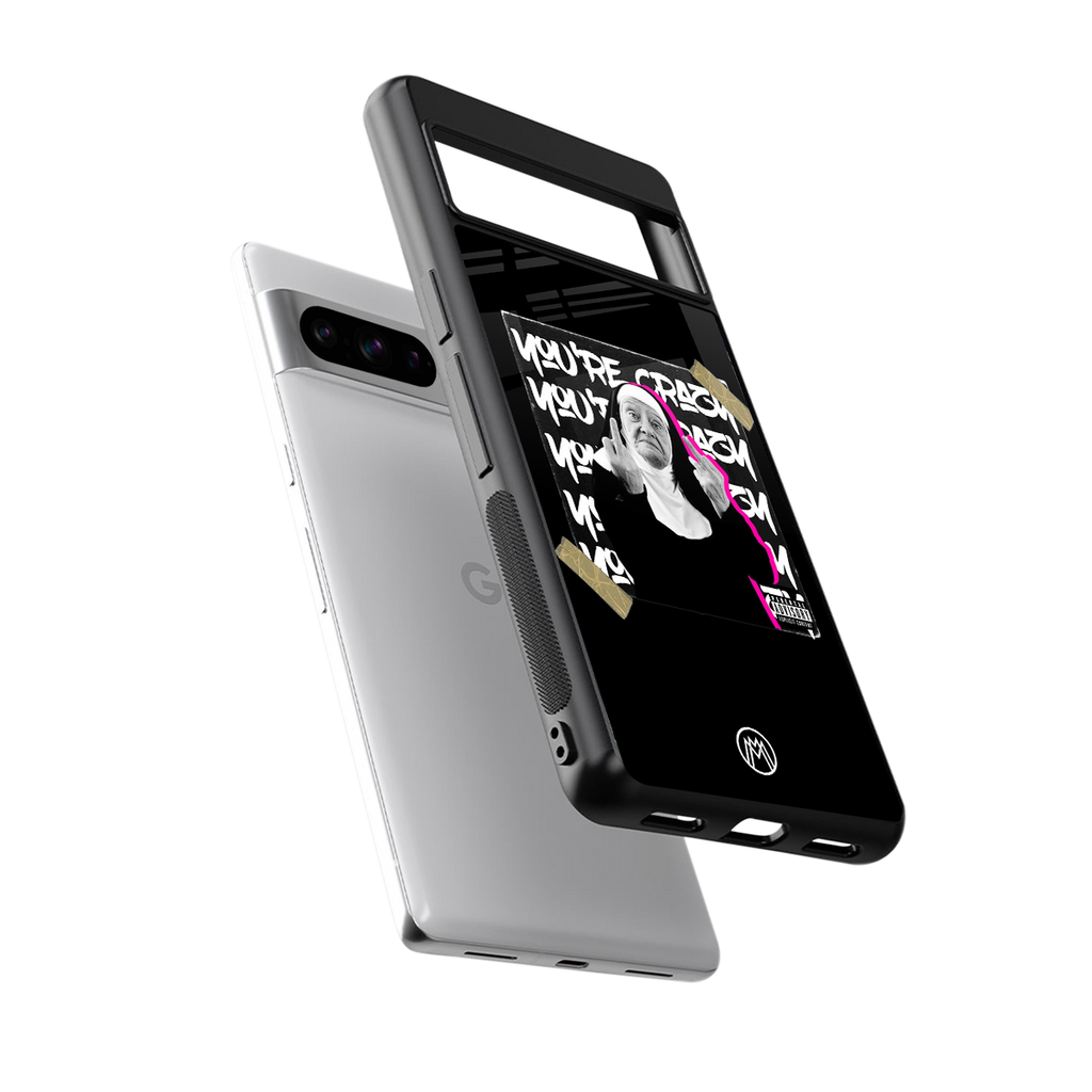wild mind back phone cover | glass case for google pixel 8 pro