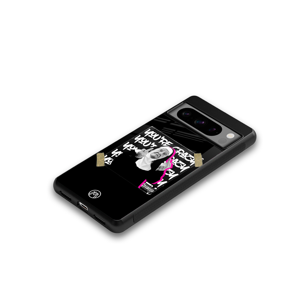 wild mind back phone cover | glass case for google pixel 8 pro