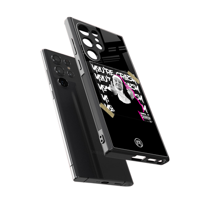 wild mind back phone cover | glass case for samsung galaxy s23 ultra