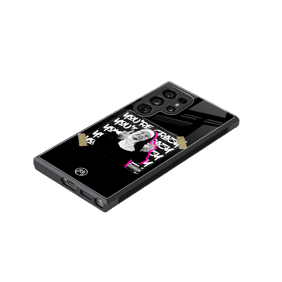 wild mind back phone cover | glass case for samsung galaxy s23 ultra