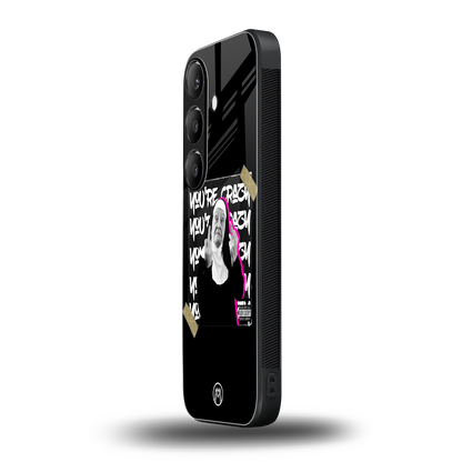 wild mind back phone cover | glass case for samsung galaxy s24 plus