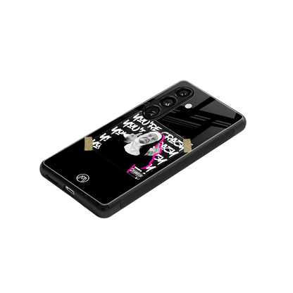 wild mind back phone cover | glass case for samsung galaxy s24 plus