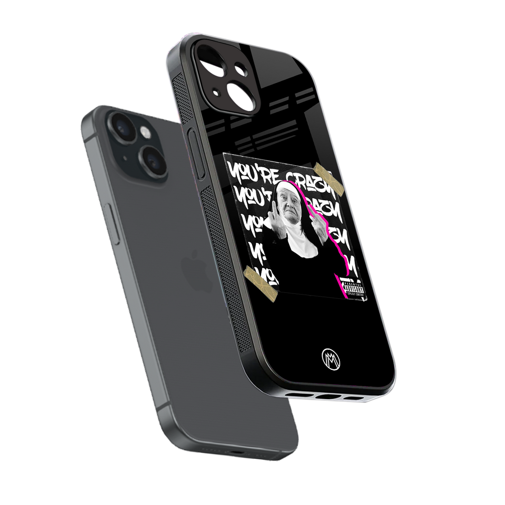 wild mind back phone cover | glass case for iphone 15