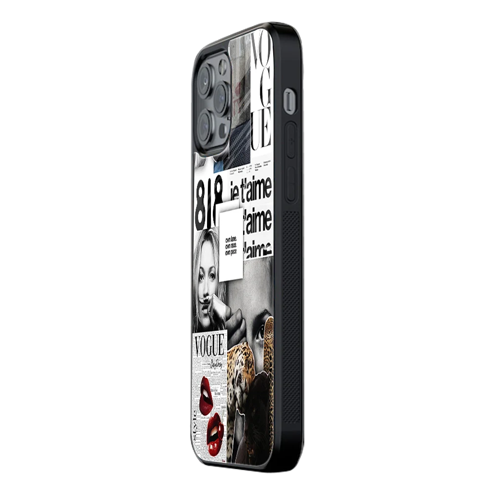 Slim Glass Back Phone Case for Multiple Brands iPhone, Samsung, Redmi, OnePlus, Oppo, Vivo