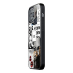 Slim Glass Back Phone Case for Multiple Brands iPhone, Samsung, Redmi, OnePlus, Oppo, Vivo