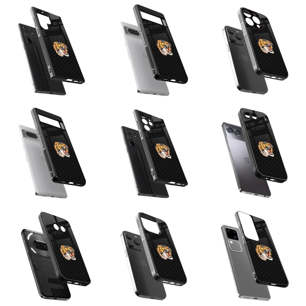 Durable Glass Back Mobile Case for iPhone, Samsung, OnePlus, Google Pixel, Redmi, Vivo, Oppo