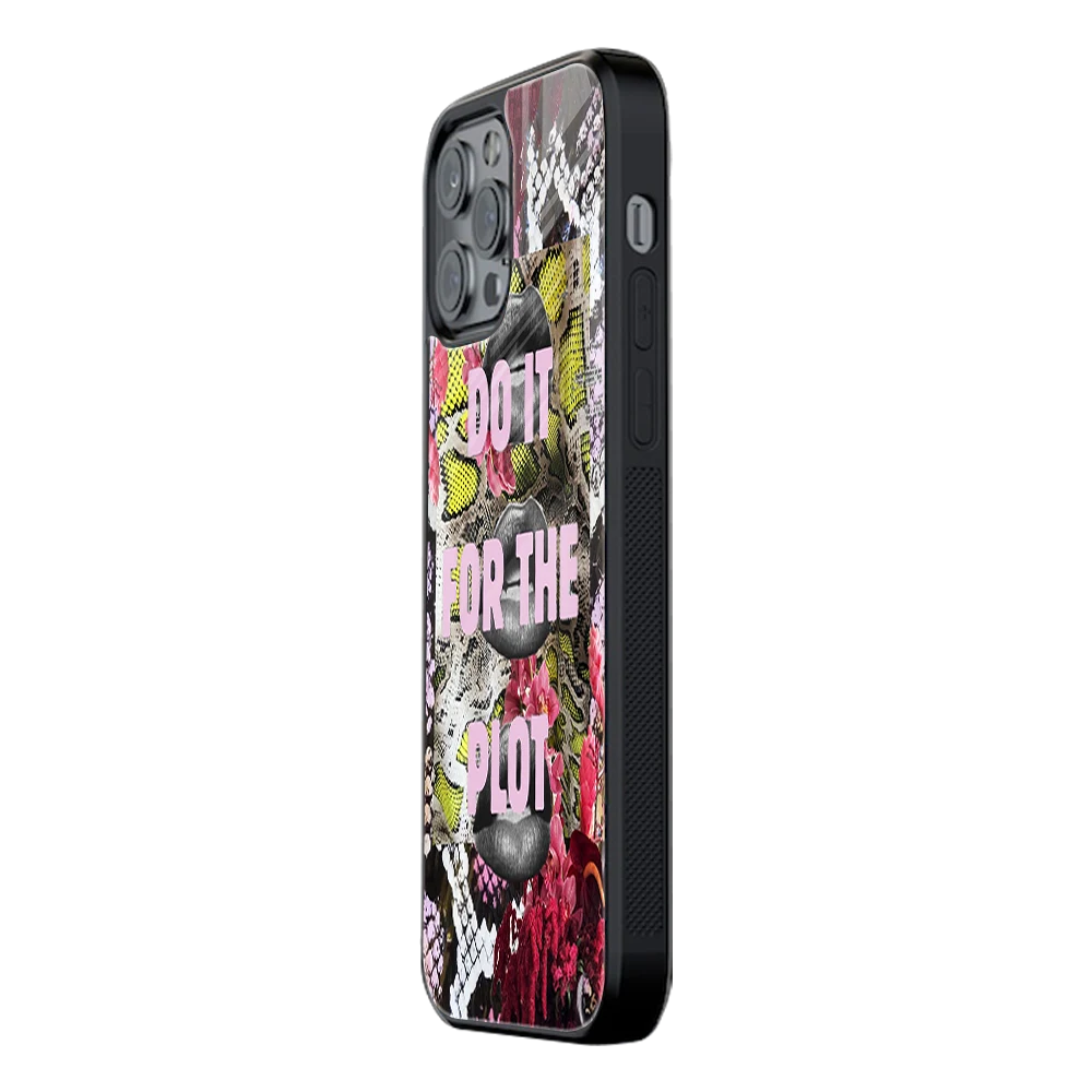 Slim Glass Back Phone Case for Multiple Brands iPhone, Samsung, Redmi, OnePlus, Oppo, Vivo