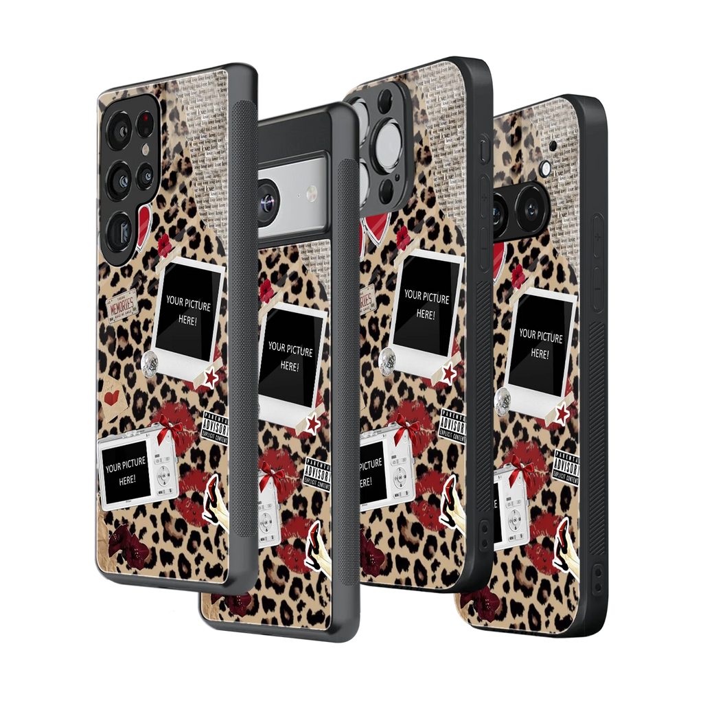 Polaroid Personalised Glass Phone Case