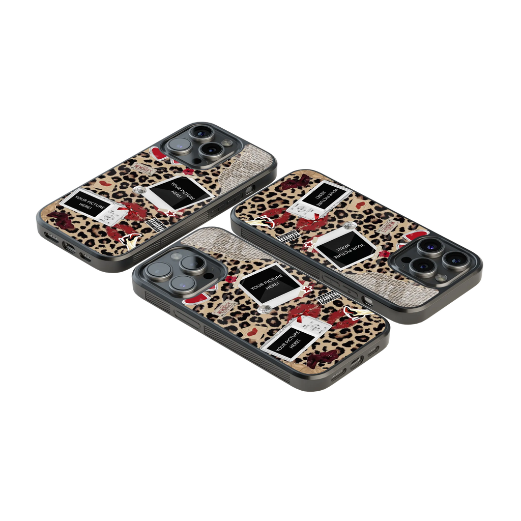 Polaroid Personalised Glass Phone Case
