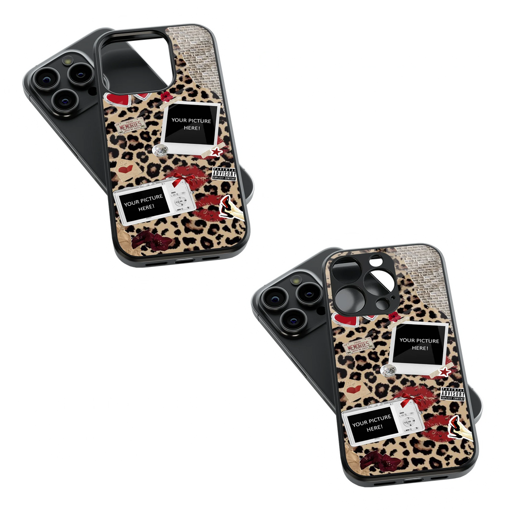 Polaroid Personalised Glass Phone Case