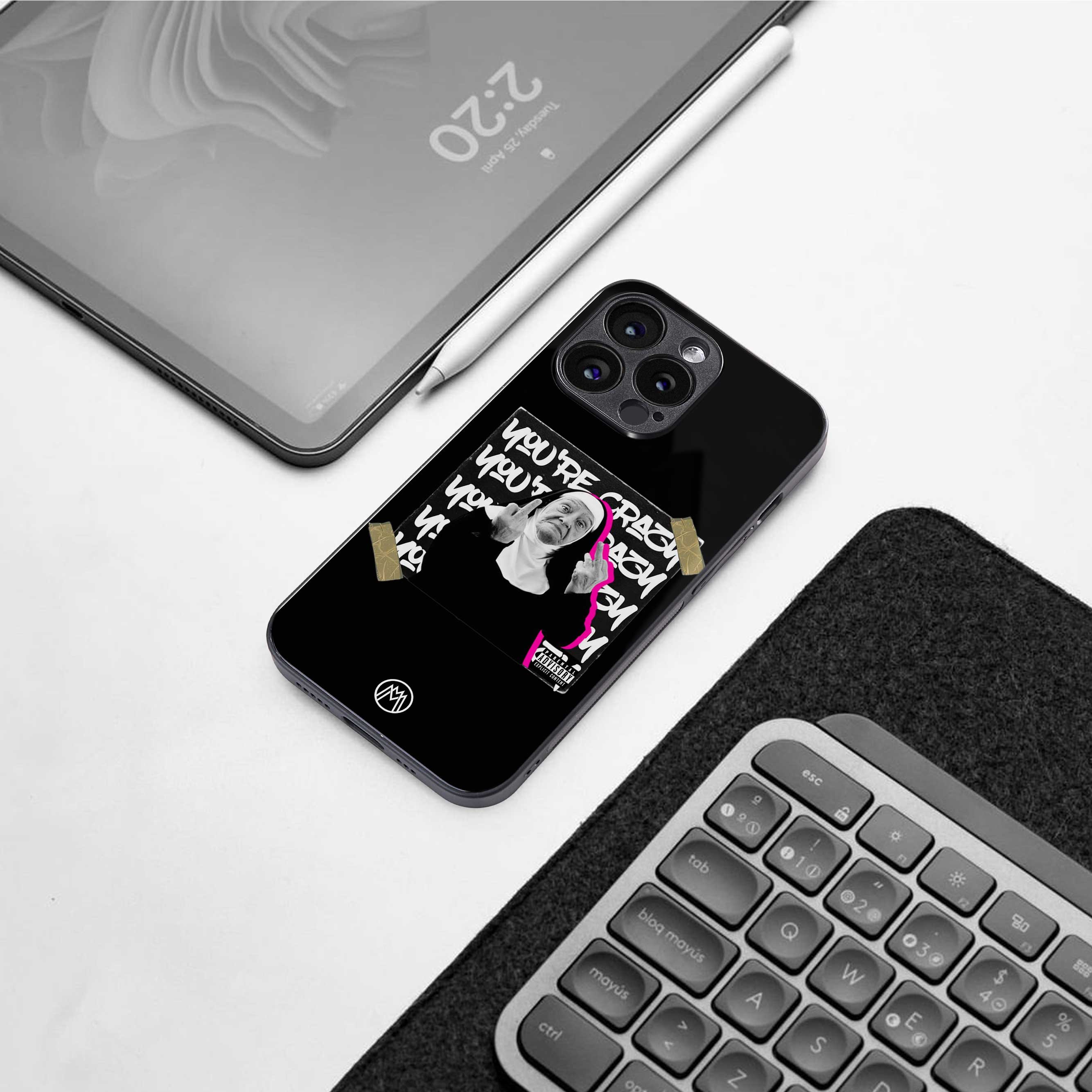 wild mind back phone cover | glass case for oneplus nord ce 3