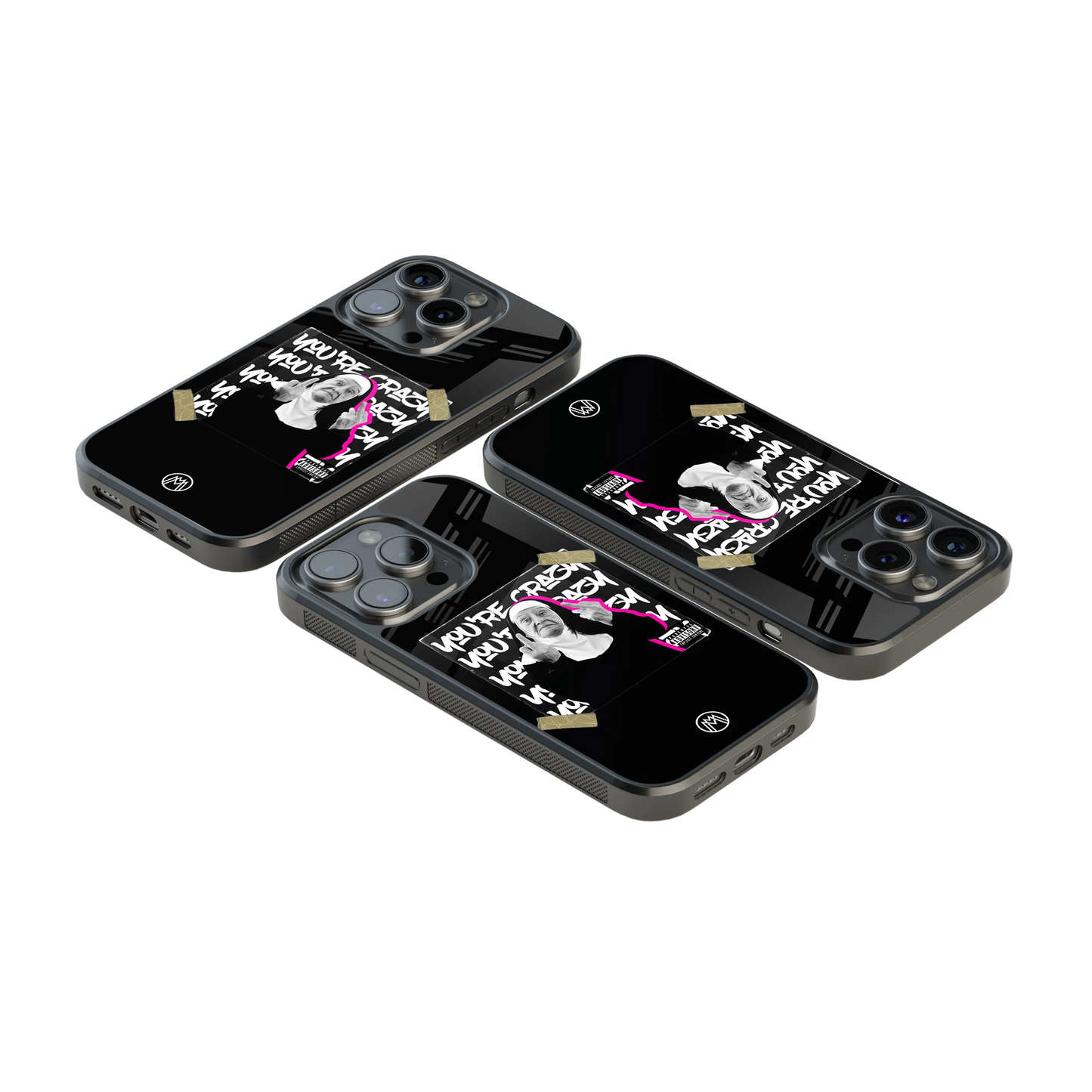 Luxury Glass Back Mobile Cover for iPhone, Samsung Galaxy, OnePlus, Pixel, Redmi & More
