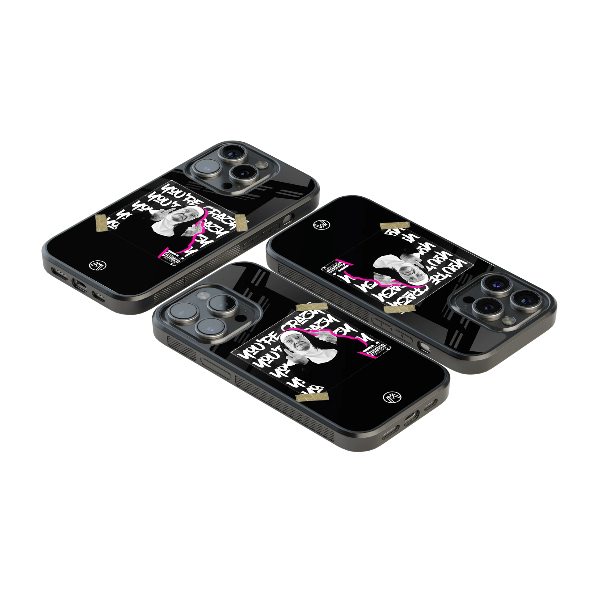 Luxury Glass Back Mobile Cover for iPhone, Samsung Galaxy, OnePlus, Pixel, Redmi & More