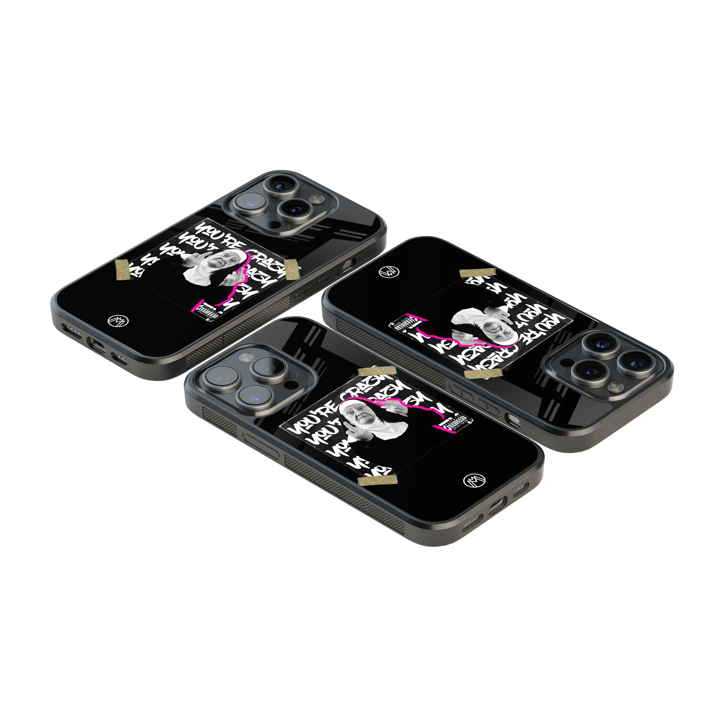 Luxury Glass Back Mobile Cover for iPhone, Samsung Galaxy, OnePlus, Pixel, Redmi & More