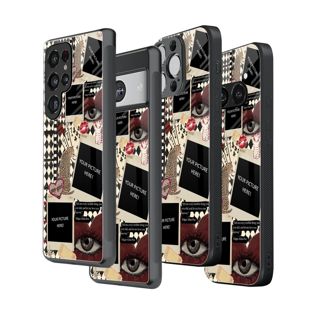 Polaroid Personalised Glass Phone Case