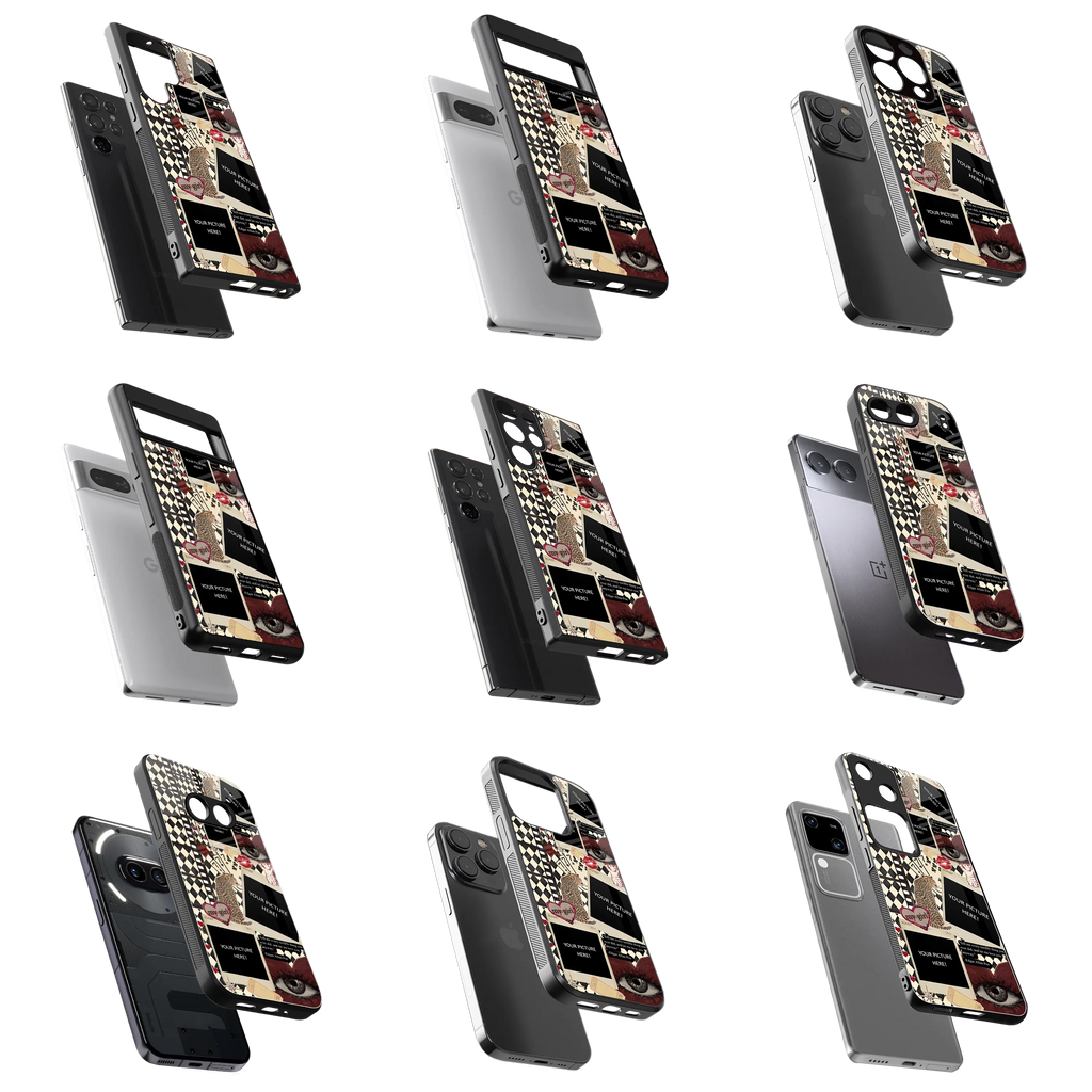 Polaroid Personalised Glass Phone Case