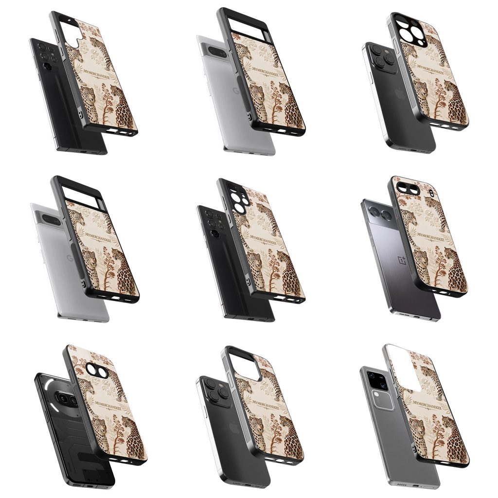 Durable Glass Back Mobile Case for iPhone, Samsung, OnePlus, Google Pixel, Redmi, Vivo, Oppo