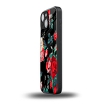 wildflower back phone cover | glass case for iphone 13 mini