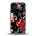 wildflower back phone cover | glass case for iphone 15