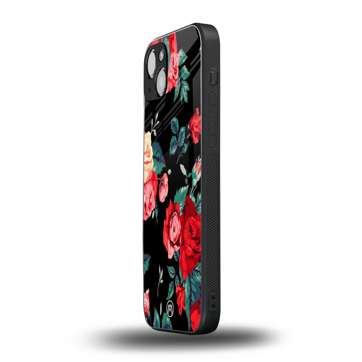 wildflower back phone cover | glass case for iphone 15