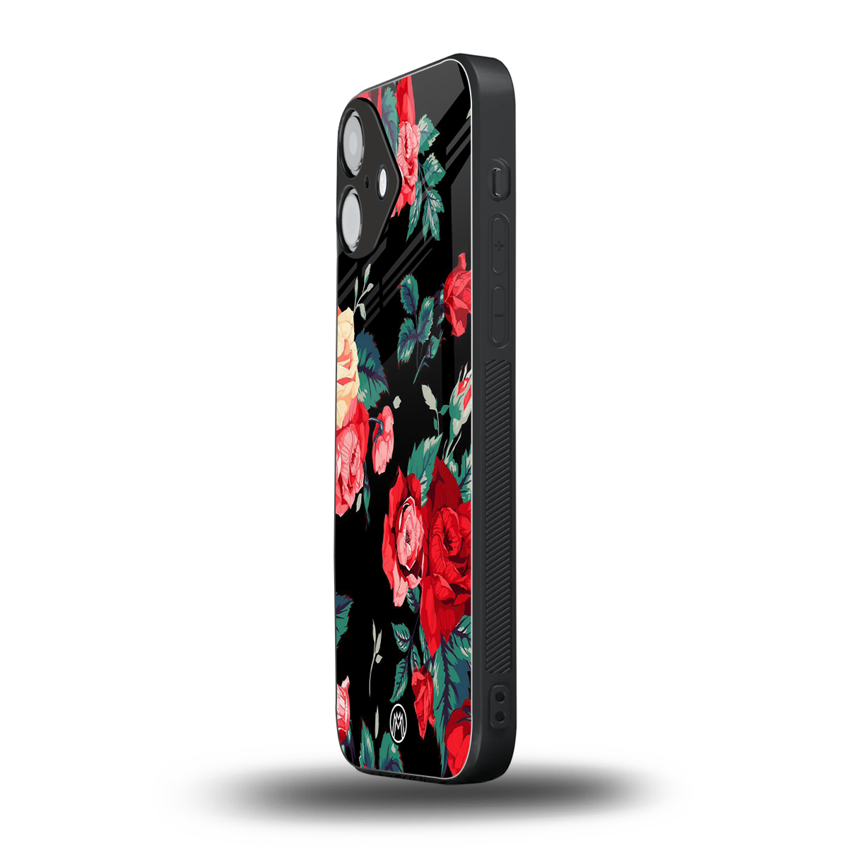 wildflower back phone cover | glass case for iphone 16 plus