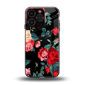 wildflower back phone cover | glass case for iphone 16 pro