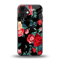 wildflower back phone cover | glass case for iphone 16