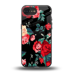 wildflower back phone cover | glass case for iphone 16e