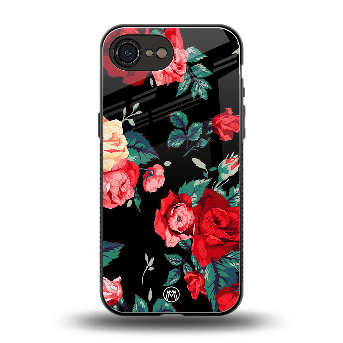 wildflower back phone cover | glass case for iphone 16e