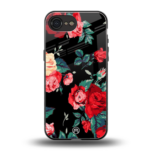 wildflower back phone cover | glass case for iphone 16e