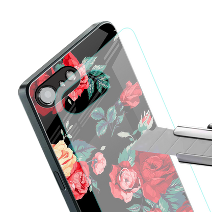 wildflower back phone cover | glass case for iphone 16e