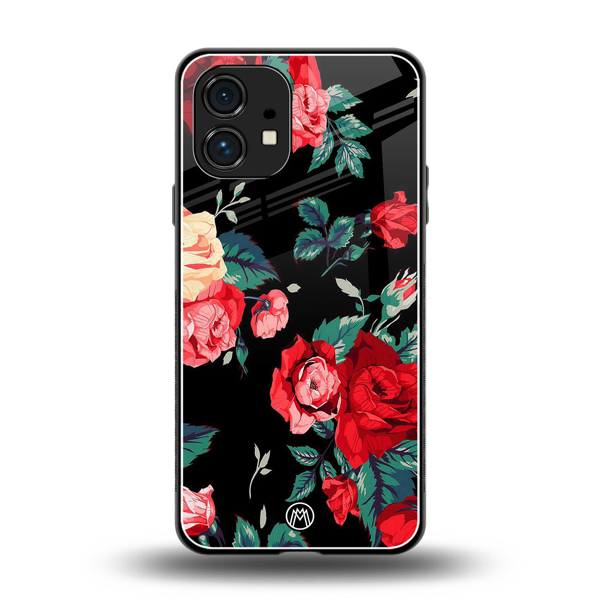 wildflower back phone cover | glass case for nothing phone 1