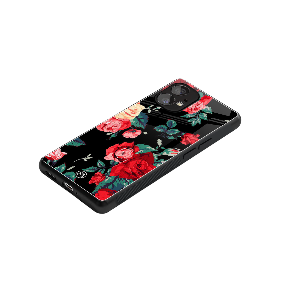 wildflower back phone cover | glass case for nothing phone 1