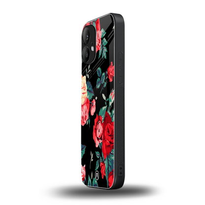 wildflower back phone cover | glass case for nothing phone 2