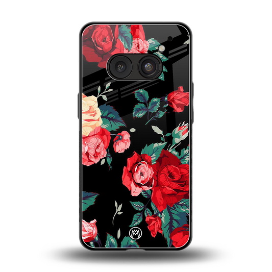 wildflower back phone cover | glass case for nothing phone 2a