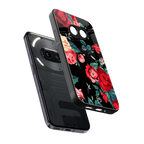 wildflower back phone cover | glass case for nothing phone 2a