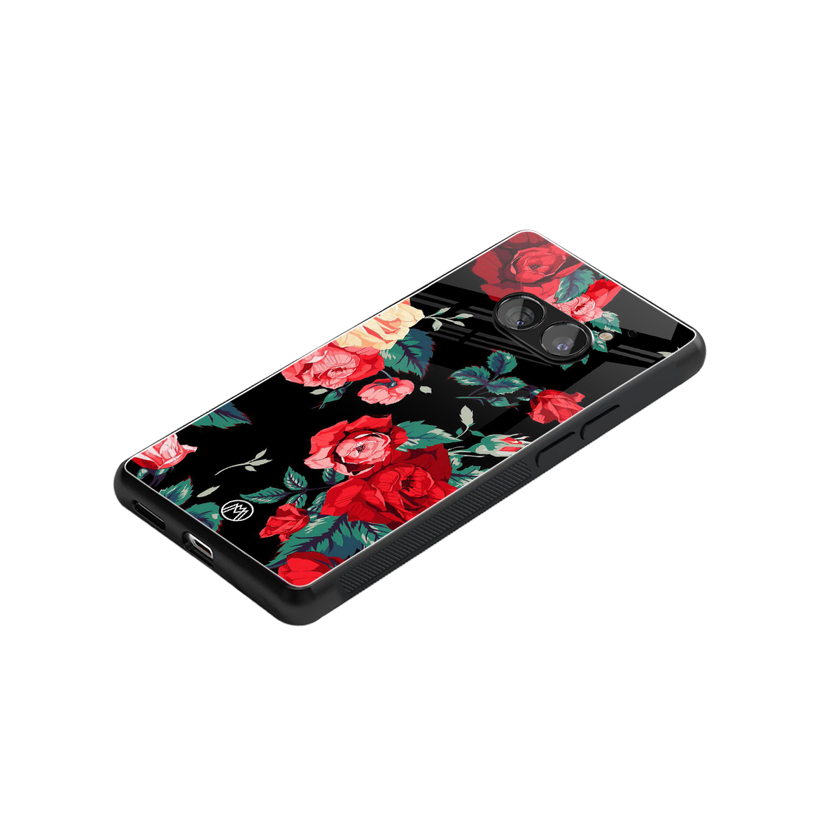 wildflower back phone cover | glass case for nothing phone 2a