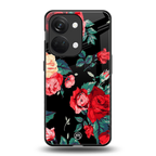 wildflower back phone cover | glass case for oneplus nord 3
