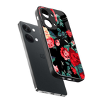 wildflower back phone cover | glass case for oneplus nord 3