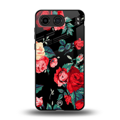 wildflower back phone cover | glass case for oneplus nord 4